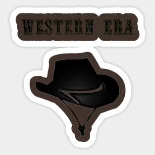 Western Era - Cowboy Hat 5 Sticker